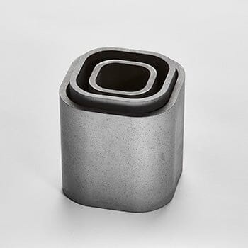 Concrete Cement Cube Planter Pot - Image 3