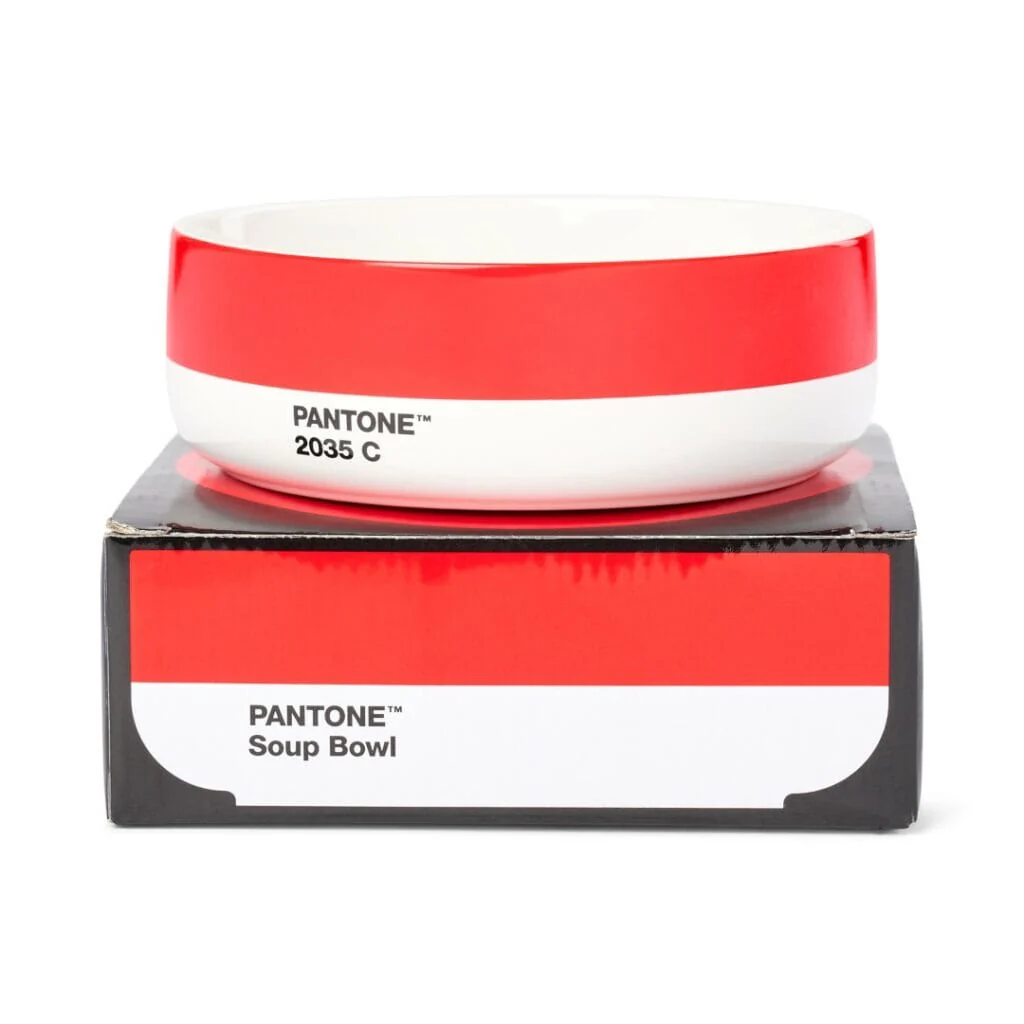 Pantone Bowl in Red 2035 - Image 2