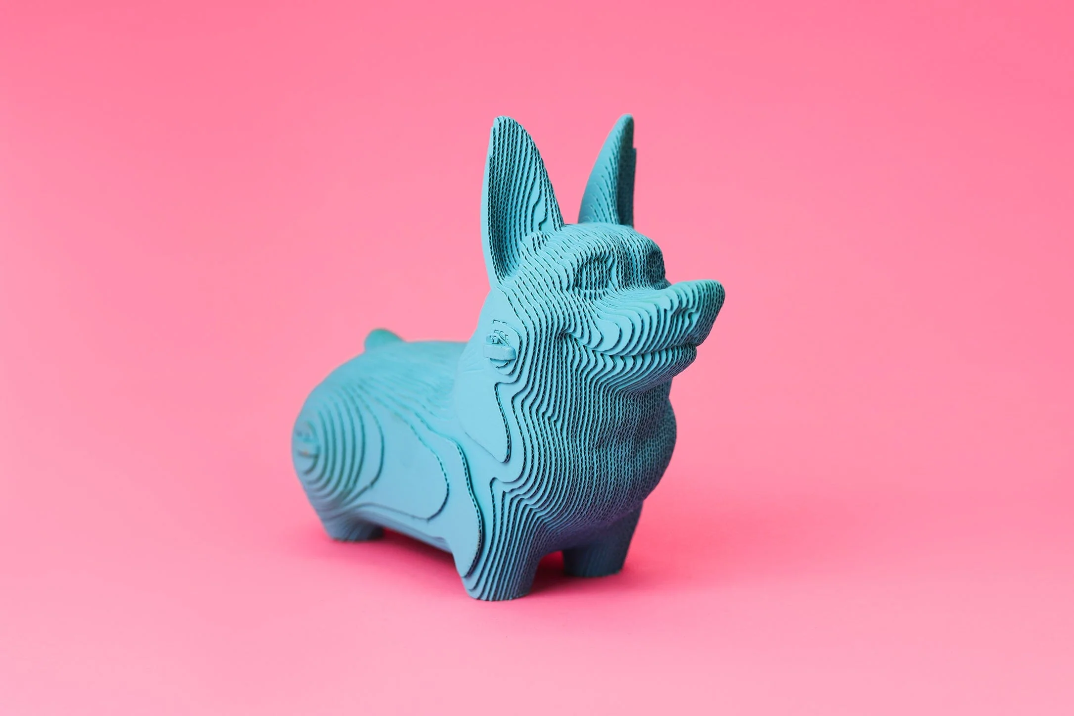 Cartonic Corgi 3D puzzle Cardboard Sculpture - Image 3