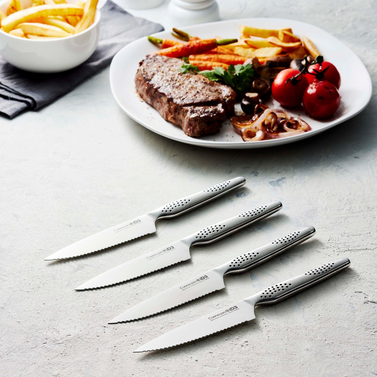 Cuisine::pro® ID3 Steak Knives Set of 4 - Image 3