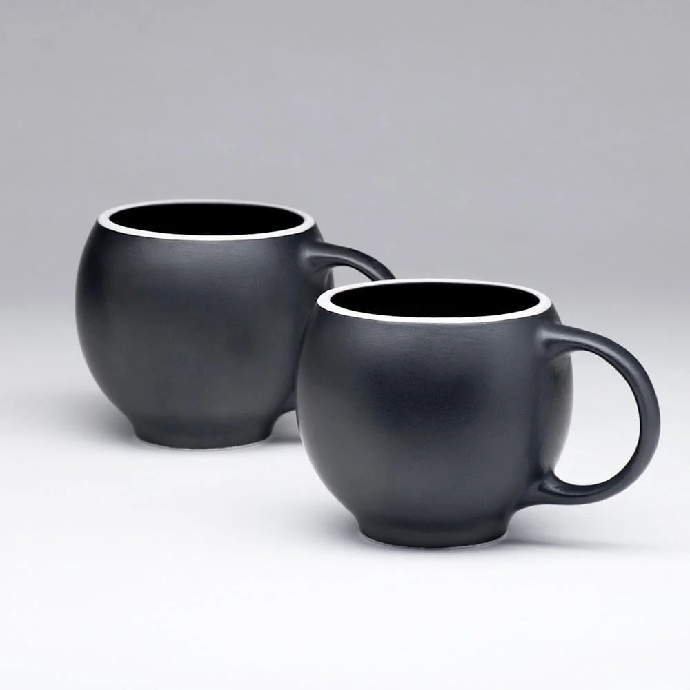 EVA 6-piece tea set - Black matte - Image 4