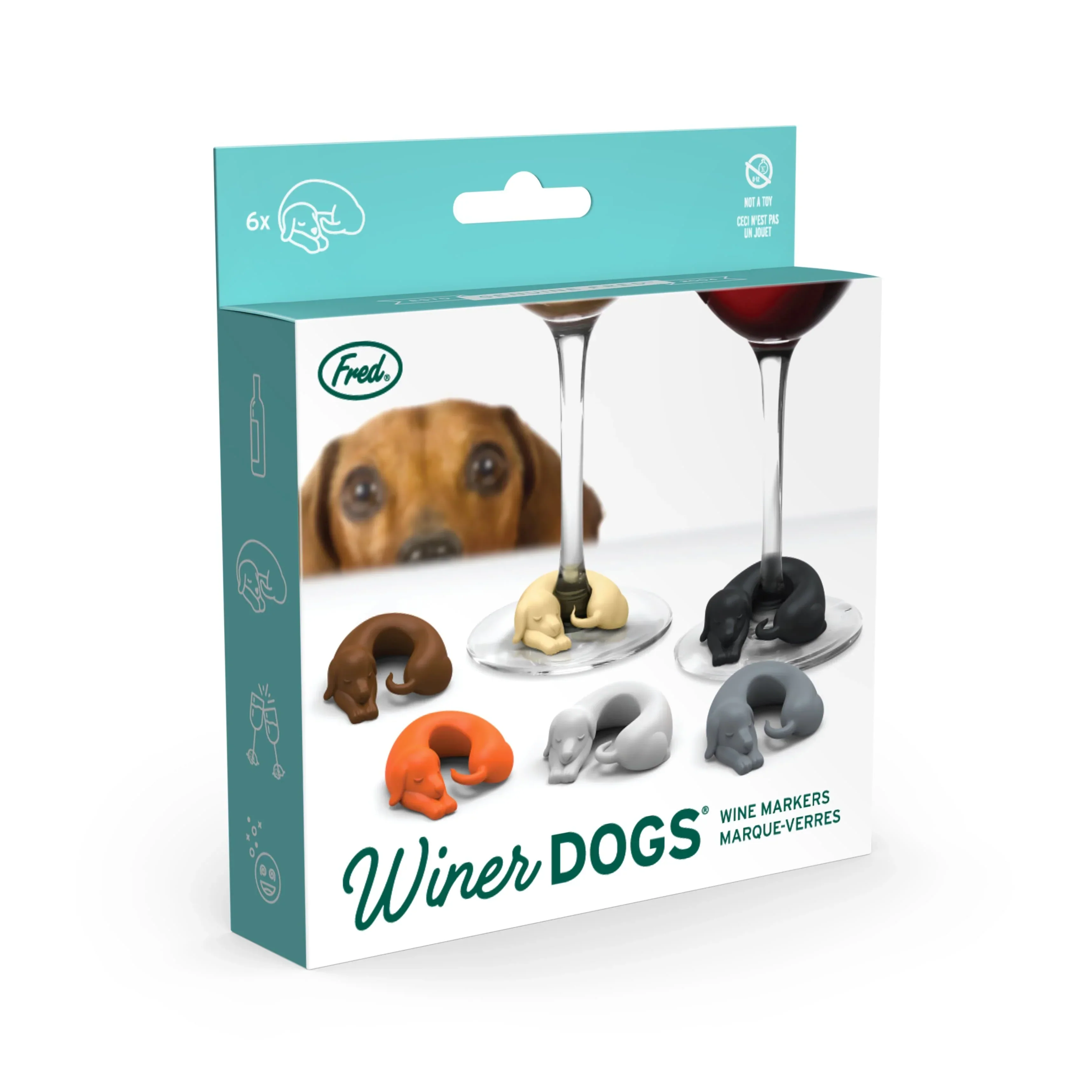 Fred Kitty & Dog Drink Markers - Image 6