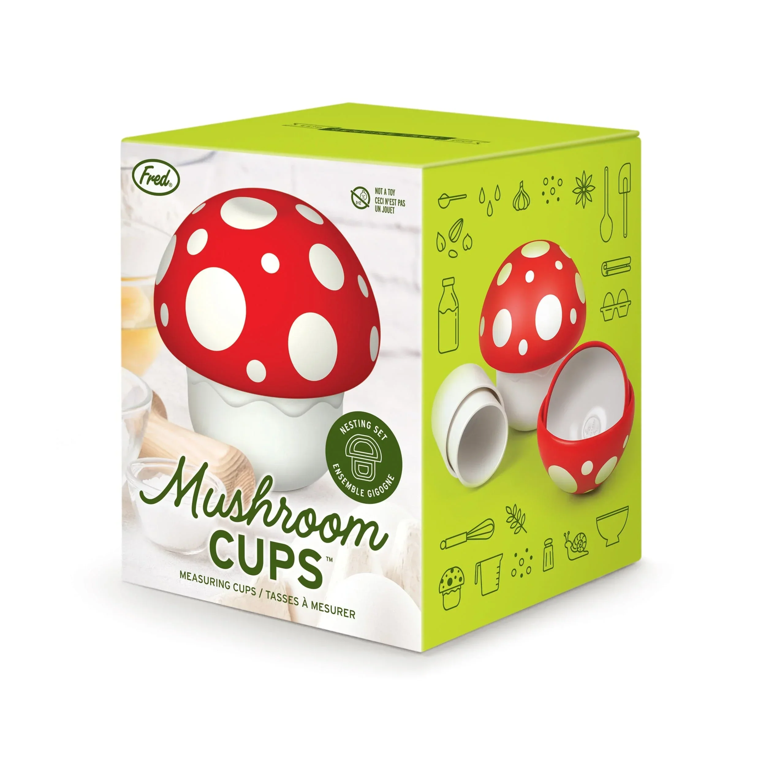 Fred Mushroom Measuring Cups Set - Image 4