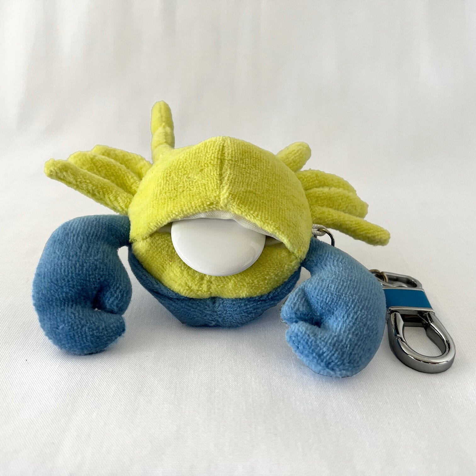 Funny Friends Crab | Artist-Designed Plush AirTag Holder Soft Sculpture - Image 6