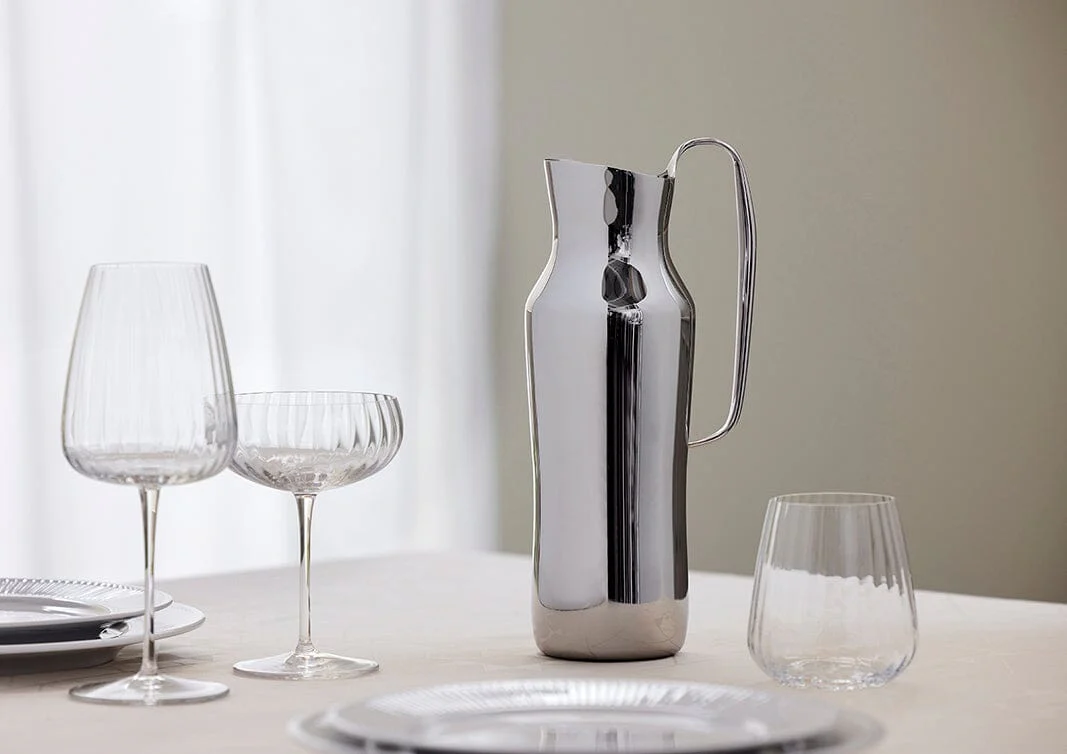 Gense Dorotea Polished Steel Carafe - Image 15