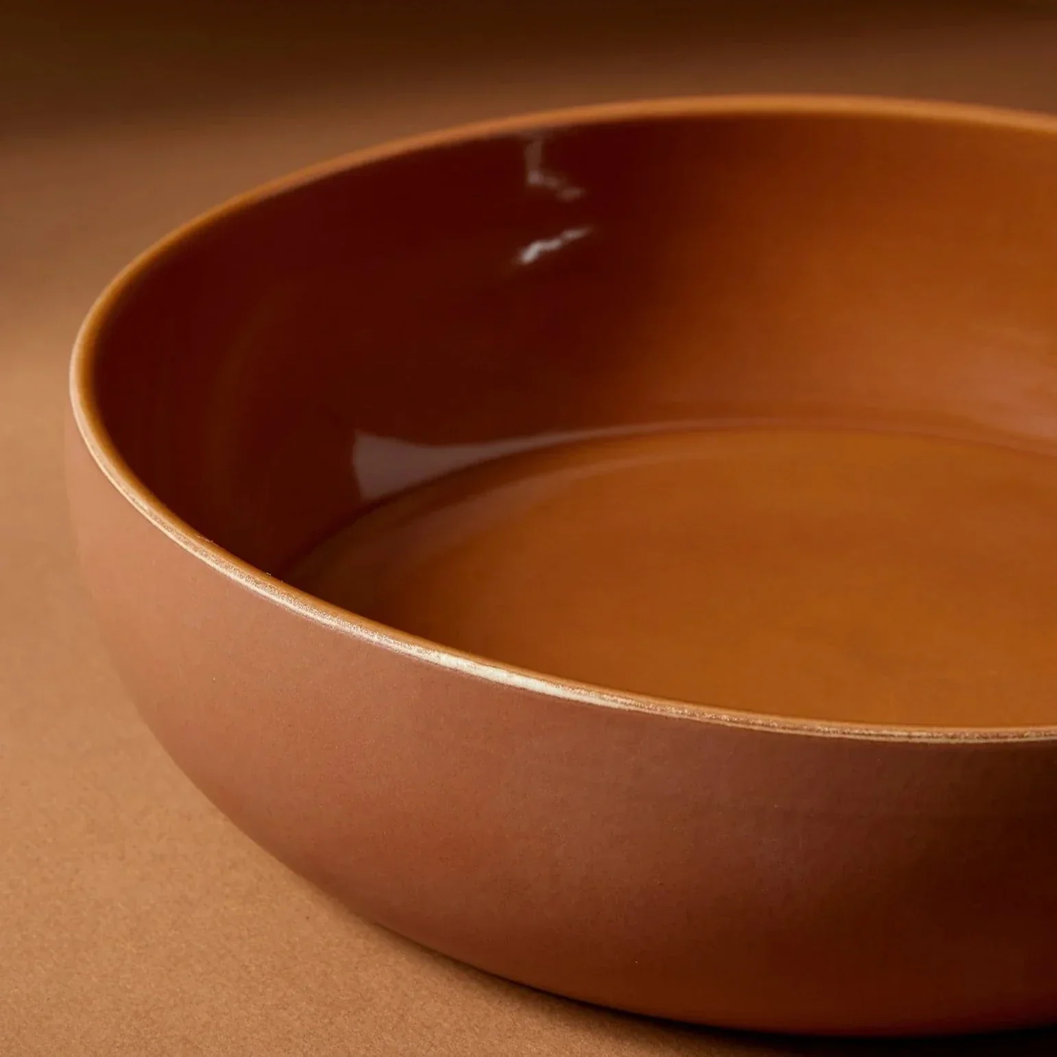 Gharyan Stoneware 7.5 Cup Shallow Serving Bowl - Image 12