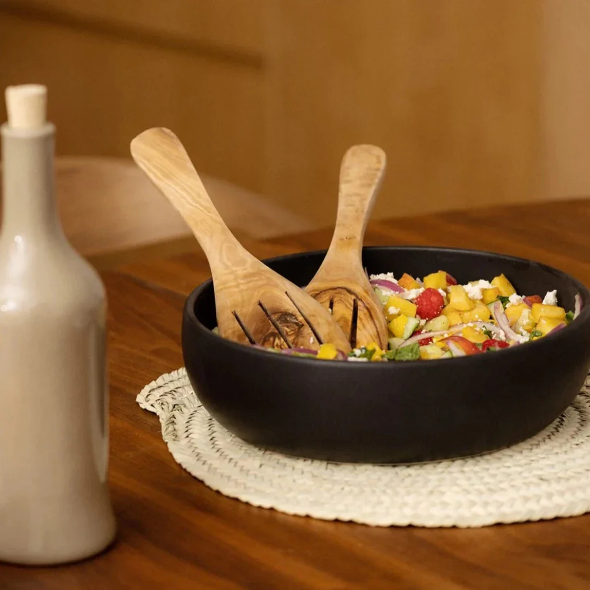 Gharyan Stoneware 7.5 Cup Shallow Serving Bowl - Image 14