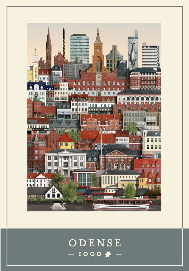 Martin Schwartz Odense Jigsaw 1000 Pieces - Image 2