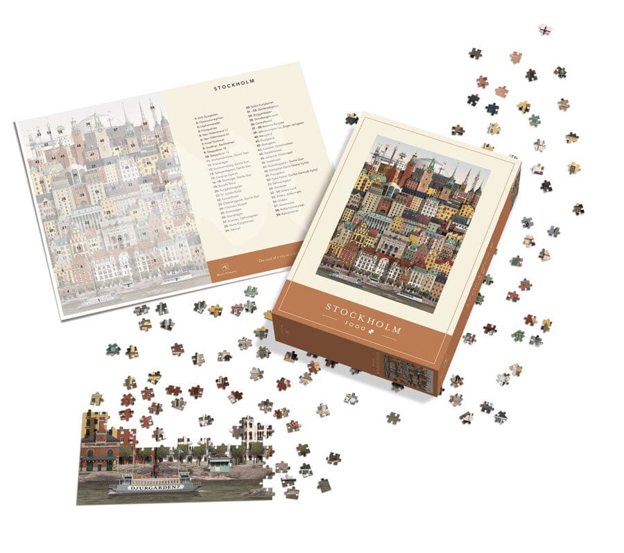 Martin Schwartz Stockholm Jigsaw 1000 Pieces - Image 5