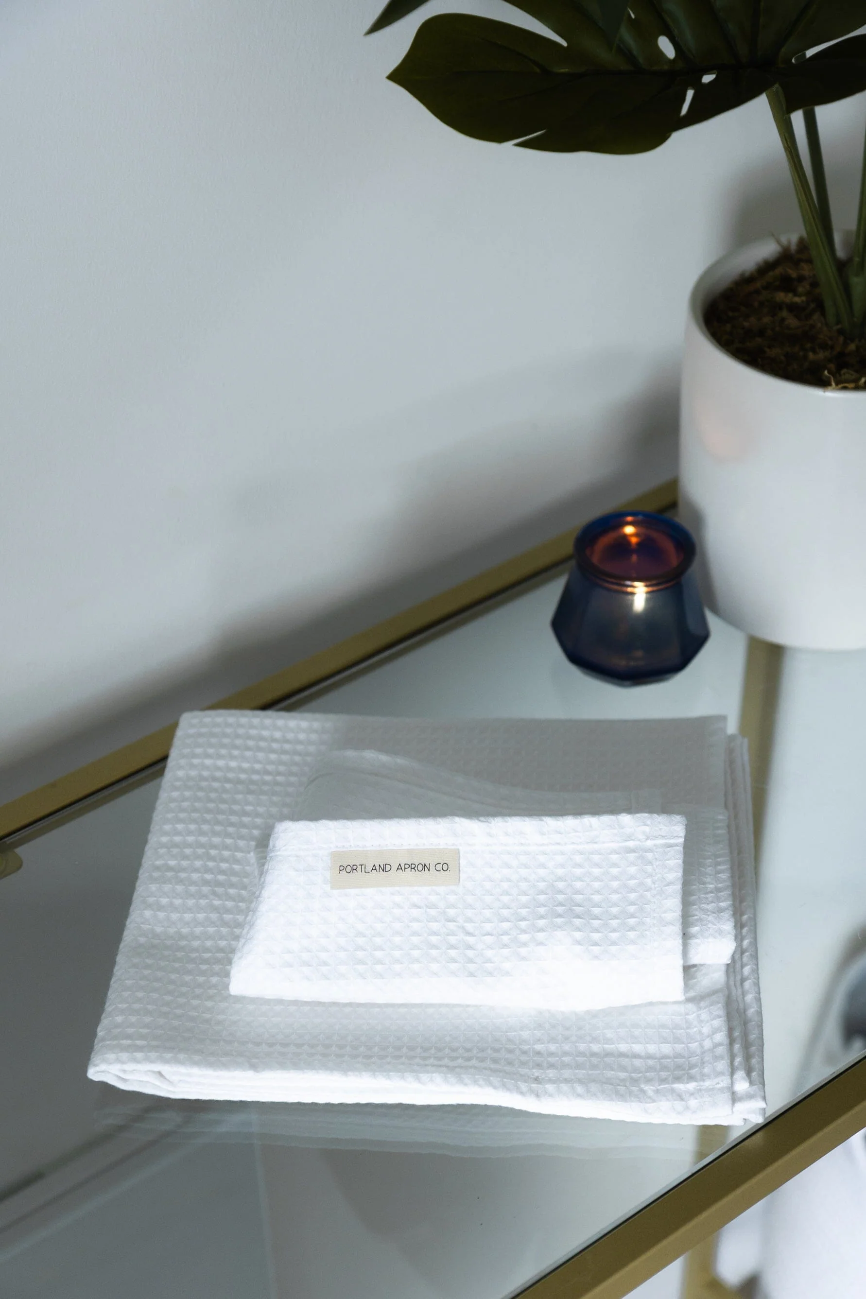 PAC Organic Cotton Waffle Bathroom Towels - Image 4