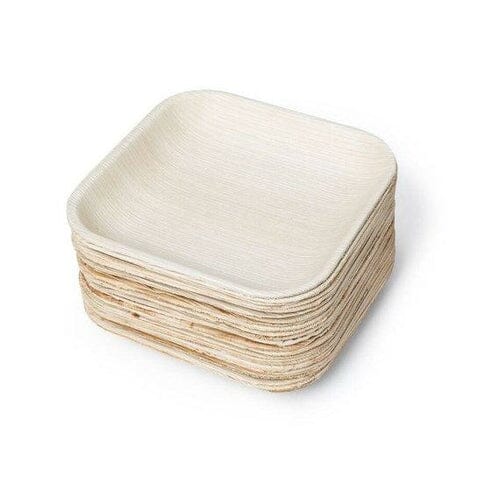 Palm Leaf Square Plates 7 Inch (Set of 25/50/100) - Image 6