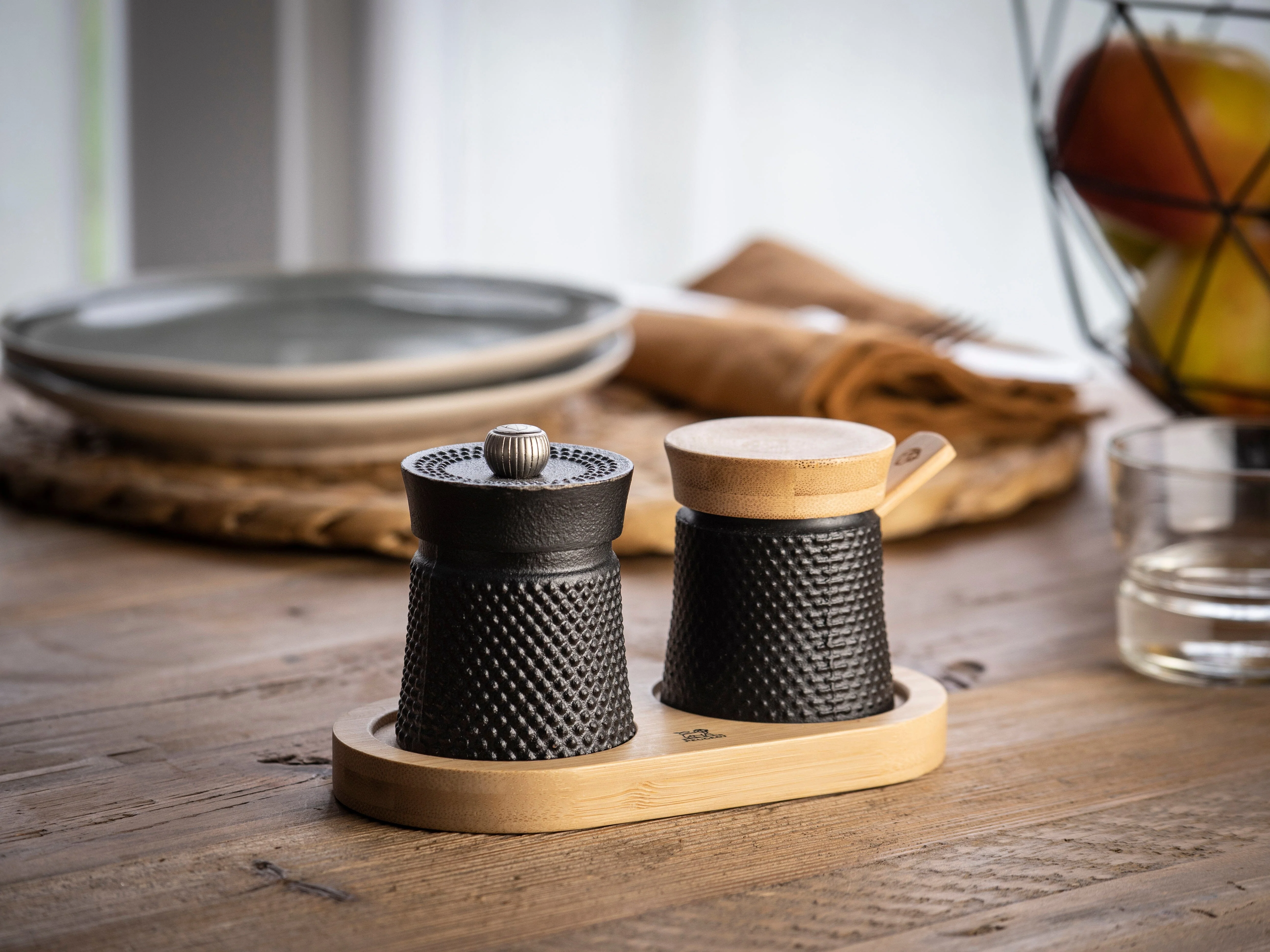 Peugeot Saveurs Bali Cast Iron Pepper Mill & Salt Cellar - Image 5