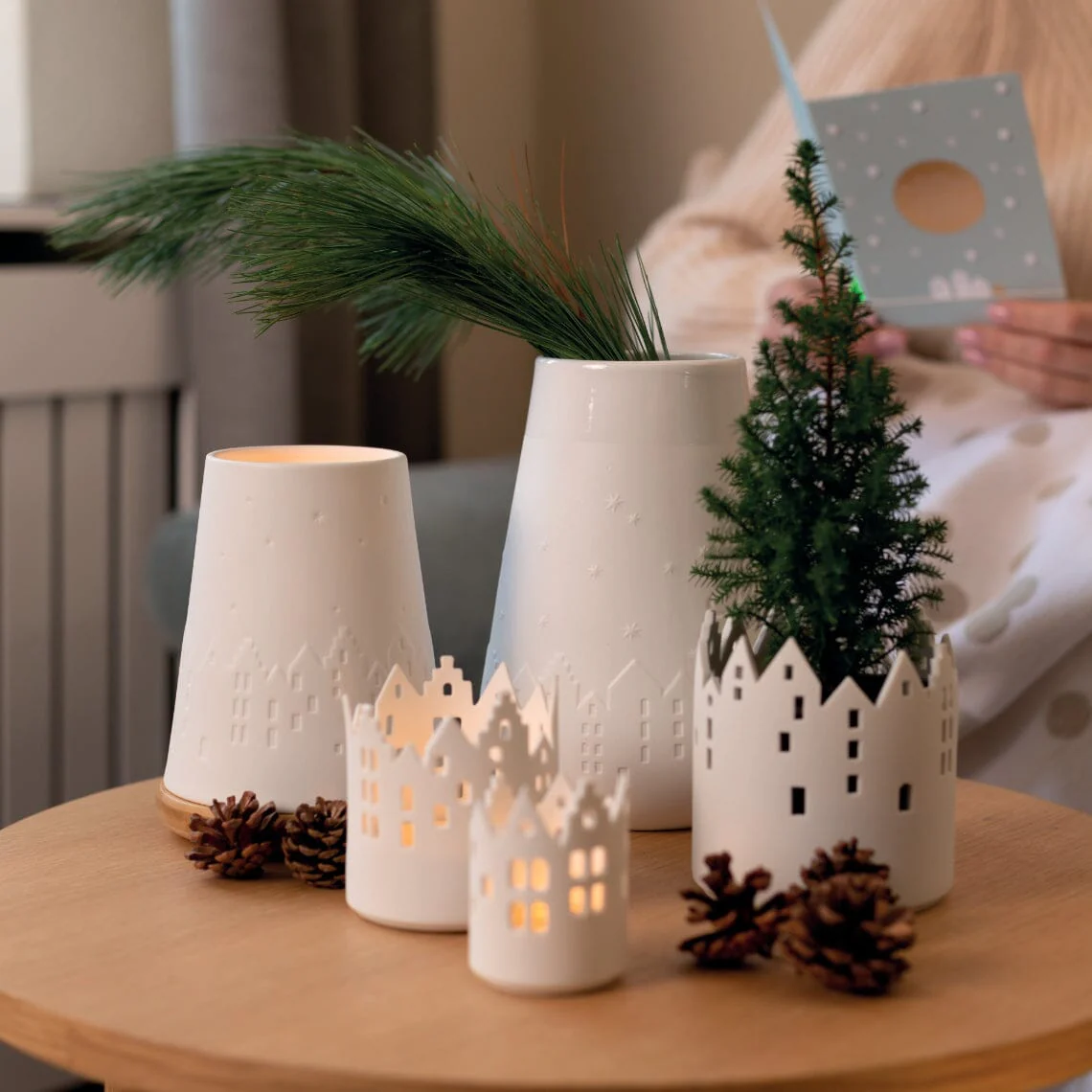 Rader City Light Cityscape Candle Holder Set of 3 - Image 3