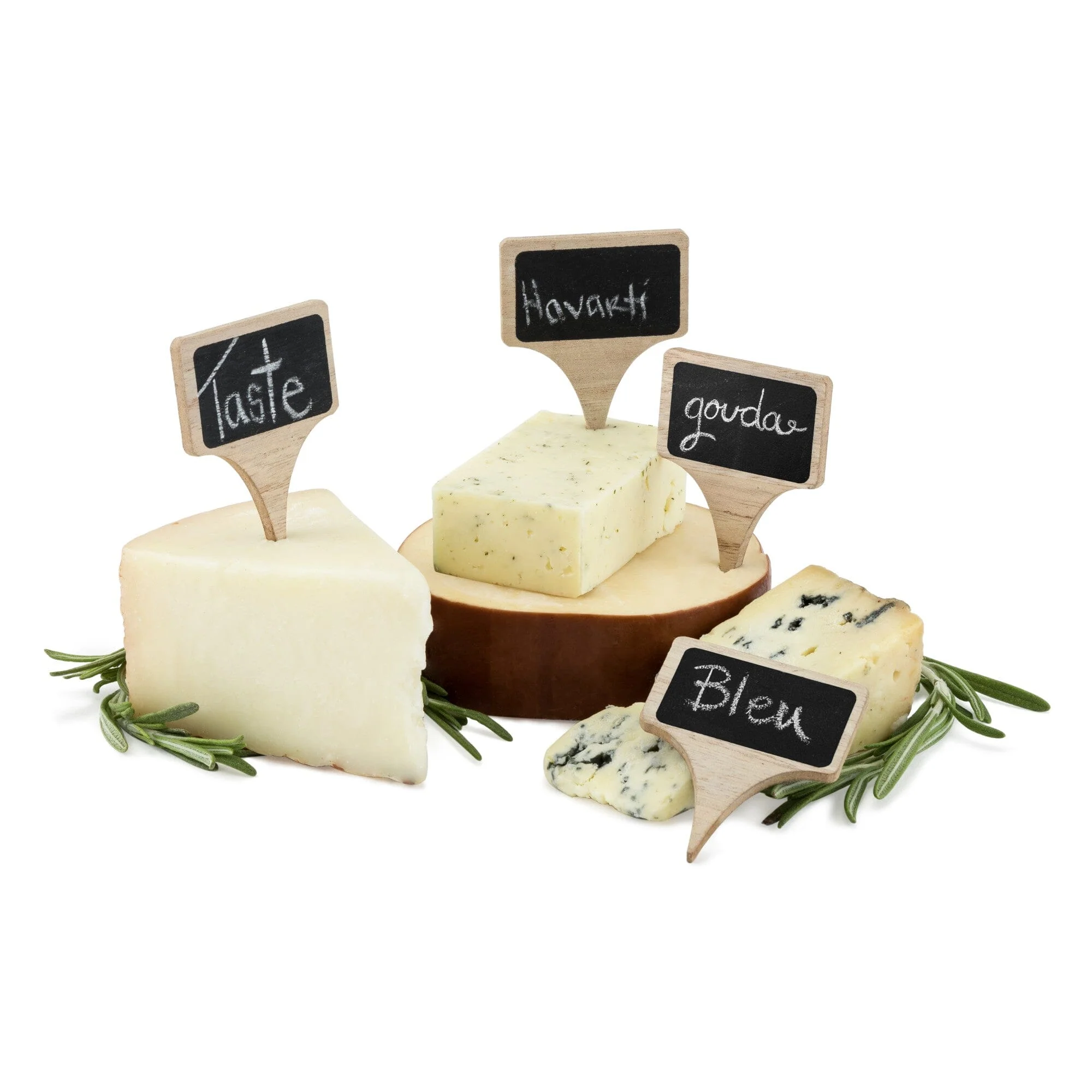 TRUE Wooden Cheese Markers Set of 4 - Image 3