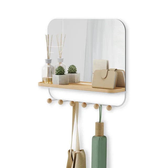 Umbra Estique Mirror With Hooks - Image 3