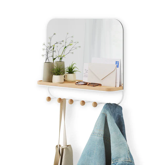 Umbra Estique Mirror With Hooks - Image 4