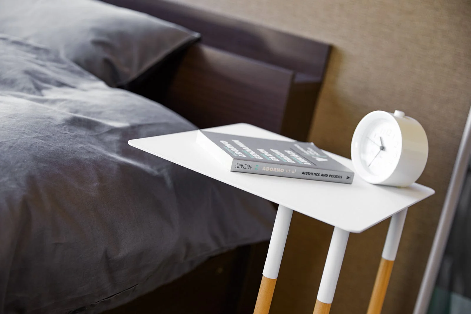 Yamazaki Steel & Wood C Side Table - Image 6