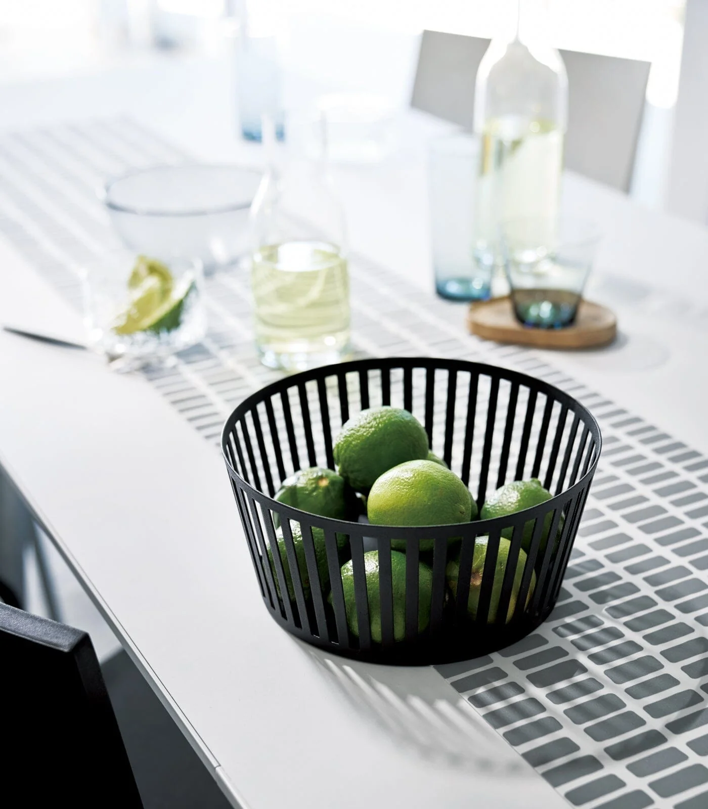 Yamazaki Tall Steel Fruit Basket - Image 6