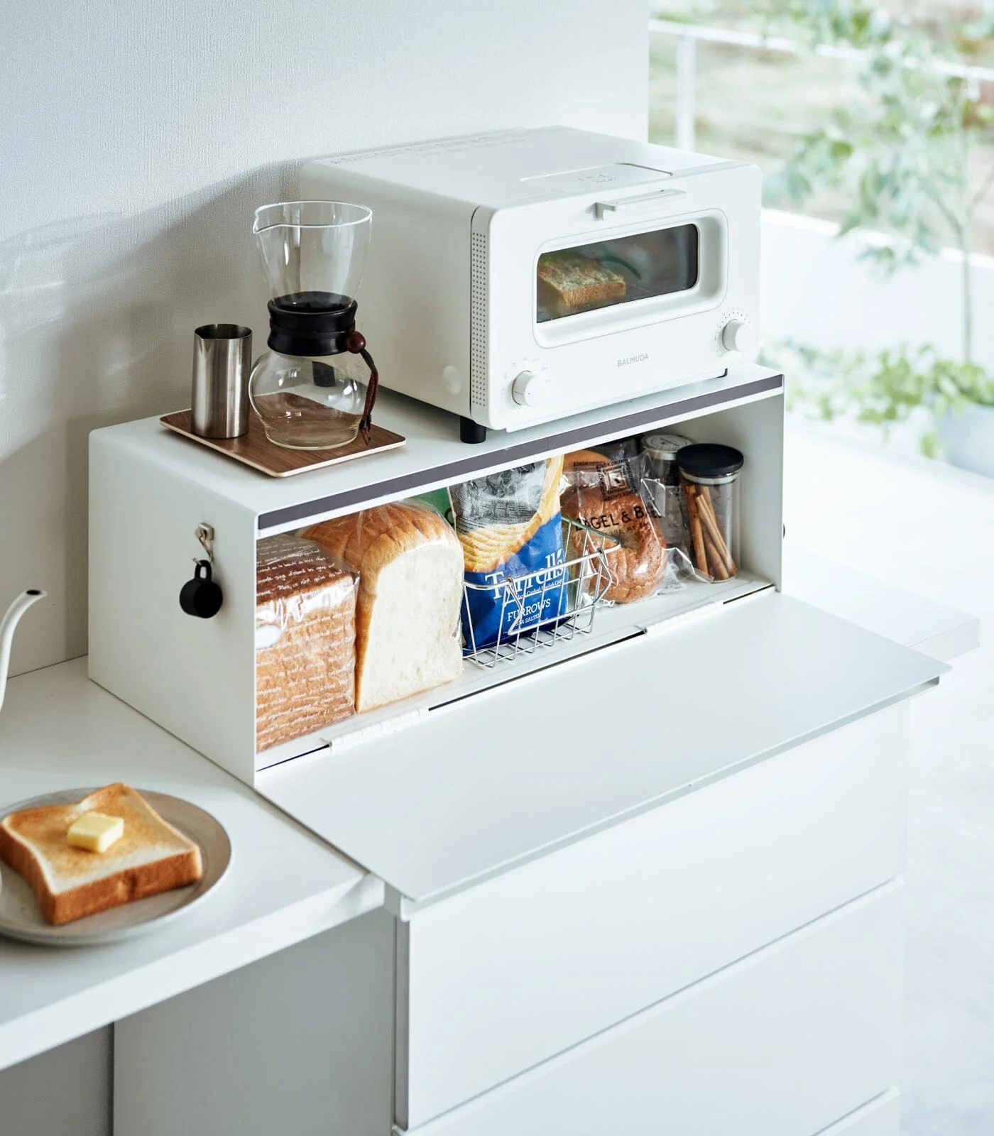 Yamazaki Wide Steel Bread Box - Image 4