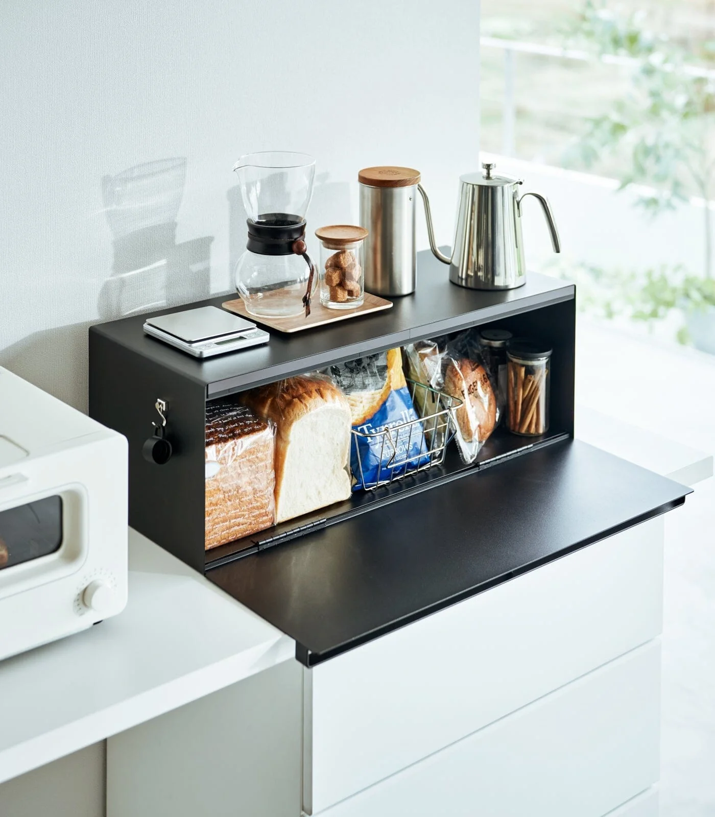 Yamazaki Wide Steel Bread Box - Image 9