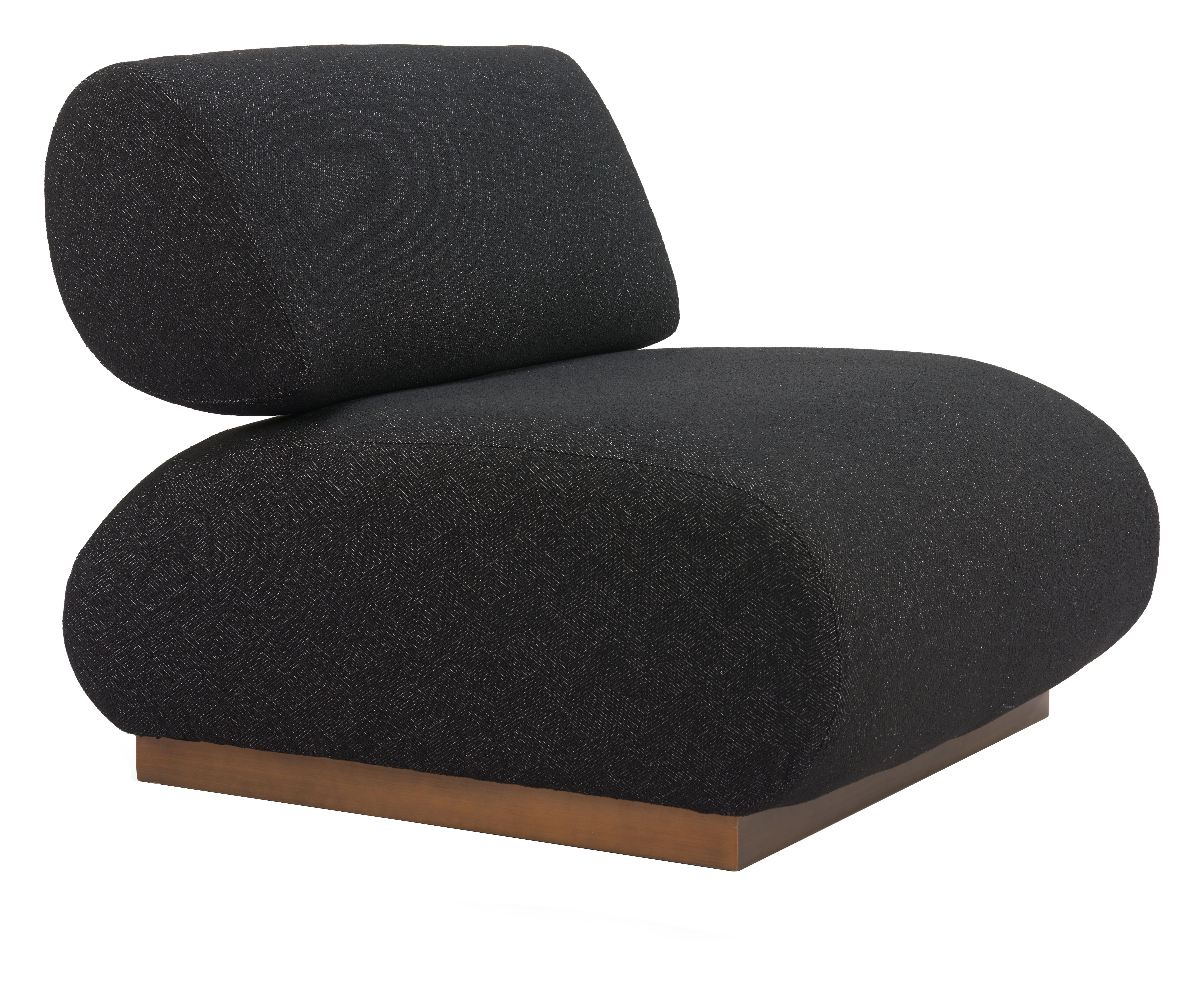 Zuo Barsa Black Accent Chair - Image 6